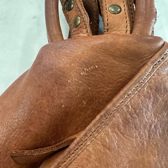 Elegant Brown Leather Backpack convertible bag main image 9